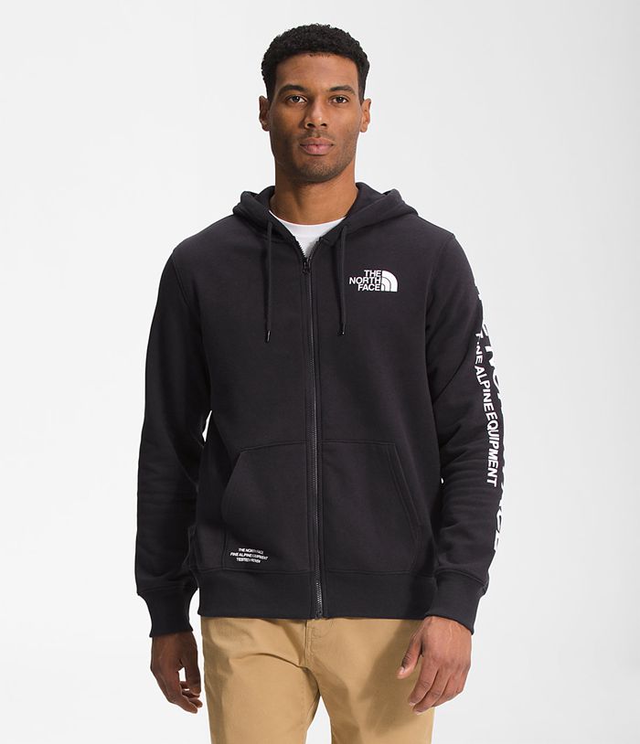 Sudadera Con Capucha The North Face Hombre Brand Proud Full Zip - Colombia KWNMBE706 - Negras